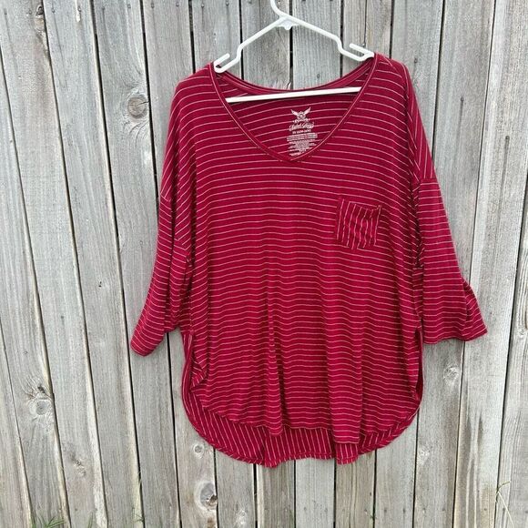 Faded Glory tshirt v-neck short sleeve size 3X - Picture 1 of 8